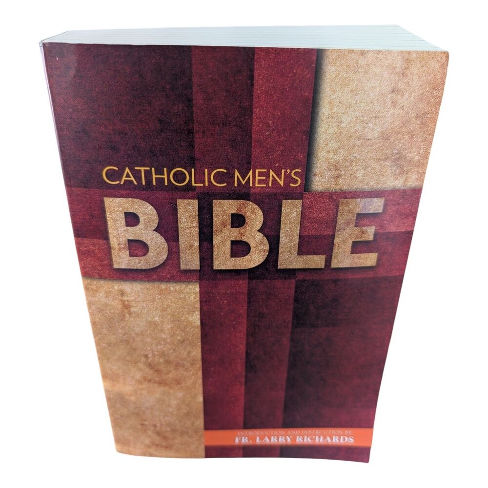 Catholic Men's Bible-Nabre by Larry Richards 2014 Trade Paperback Edition New